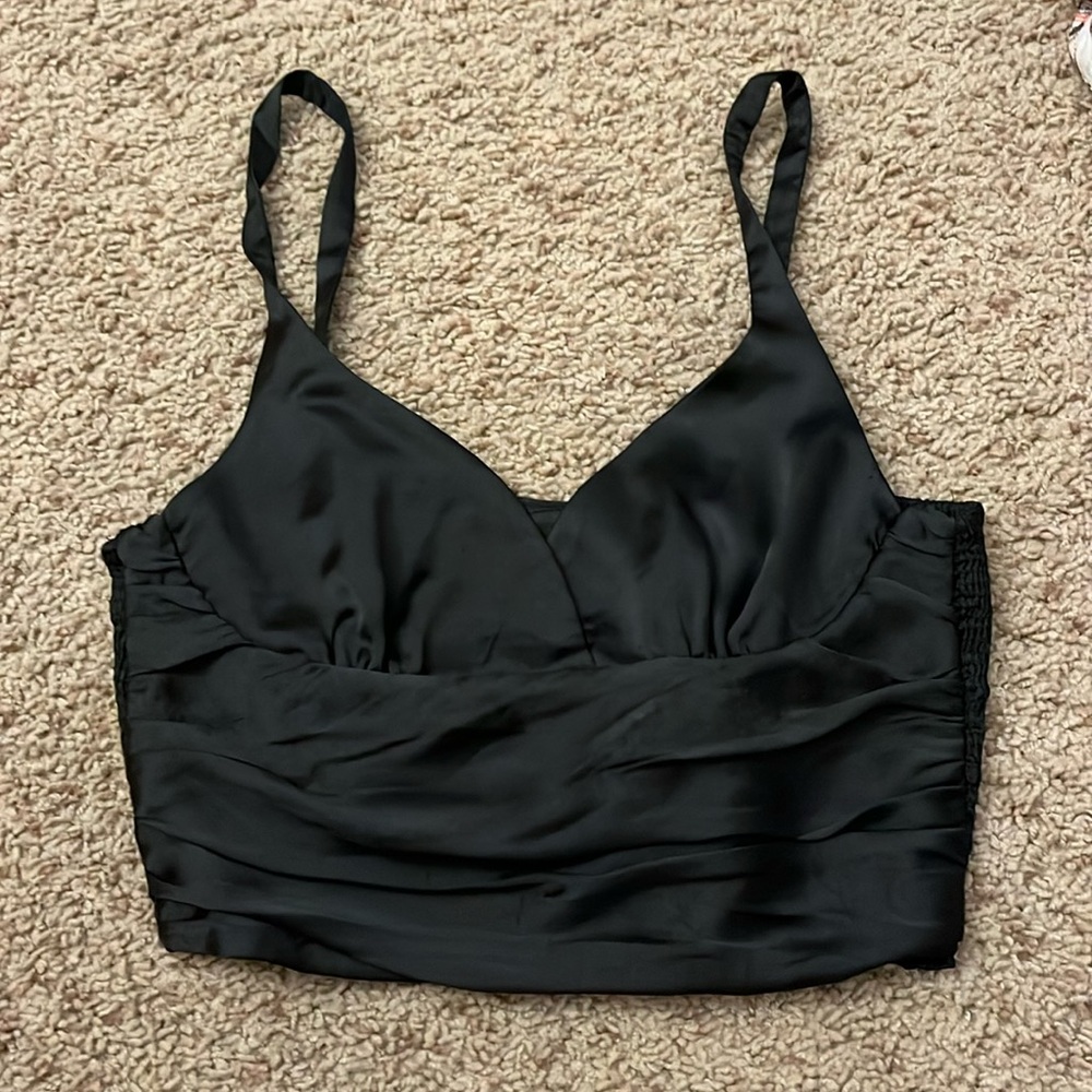 satin Zara top
